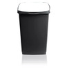 Prügikast Gio`Style Eco Solution 115760069, 45 L, 37 x 36 x 53,5 cm, tumehall/valge