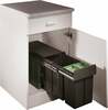 Prügikast Wesco Bio Double Master, 24 L, antratsiit