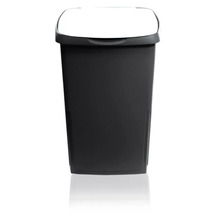 Prügikast Gio`Style Eco Solution 115760069, 45 L, 37 x 36 x 53,5 cm, tumehall/valge
