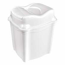 Prügikast Orion, 9 L, valge