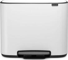 Prügikast Brabantia Bo, 3 x 11 L, valge