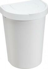 Prügikast Plast Team Seattle Swing, 25 L, valge