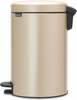 Prügikast Brabantia NewIcon, 12 L, šampanja