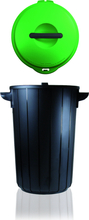 Prügikast GioStyle Ecosolution 5760054, 35 L, tumehall/roheline