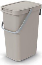 Prügikast Prosperplast Systema Q, 12 L, pruun