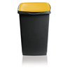 Prügikast GioStyle Ecosolution, 45 L, 37 x 36 x 53.5 cm, tumehall/kollane