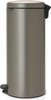 Prügikast Brabantia NewIcon, 30 L, plaatina/pruun