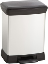 Prügikast Curver Deco Bin, 30 L, hõbe