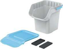 Prügikast Prosperplast KADDI Q SET, 20 L, helehall
