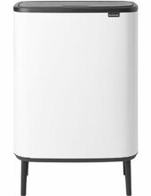 Prügikast Brabantia Bo Touch Bin Hi, 2x30 L, valge