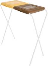 Prügikoti alus Jotta Flipo, 2 sektsiooni, 2x120 L, kollane/pruun