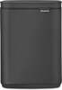 Prügikast Brabantia Bo, 4 L, tumehall
