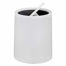 Prügikast Wenko Atri, 6 L, valge