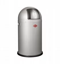 Prügikast Wesco PushBoy Junior, 22 L, hõbe