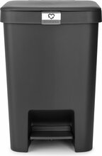 Prügikast Brabantia StepUp, 25 L, tumehall