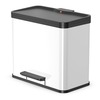 Prügikast Hailo Oko Duo Plus, 17 L + 9 L, valge