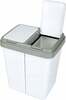 Prügikast Katex Duo, 50 L, 50 cm x 43.5 cm, valge