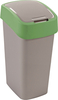Prügikast Curver Flip Bin, 50 L, hall/roheline