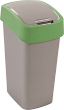 Prügikast Curver Flip Bin, 50 L, hall/roheline