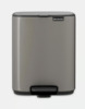 Prügikast Brabantia Bo, 7 L, plaatina, pedaaliga