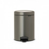 Pedaaliga prügikast Brabantia NewIcon, 5 L, hall/platinum