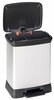 Prügikast Curver Deco Bin, 10+18 L, hõbedane