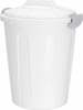 Prügikast H&S Y54980740, 23 L, valge