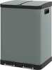 Prügikast HOMCOM, 2 x 30 L, metall