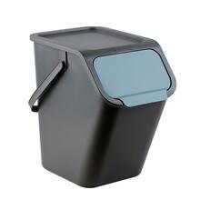 Prügikast BINI, 25 L, must/sinine
