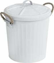 Prügikast Wenko Gara, 6 L, 28.5 cm x 24 cm, valge