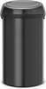 Prügikast Brabantia Touch, 60 L, must