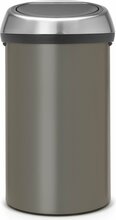 Prügikast Brabantia Touch Bin, 60 L, pruun/hall