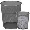 Prügikast Lean Office Waste Bin, 19 L, hõbedane