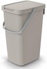 Prügikast Prosperplast SYSTEMA Q, 20 L, pruunikas