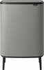 Prügikast Brabantia Bo Touch Bin Hi, 2 x 30 L, mineral concrete grey 130663