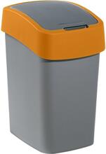 Prügikast Curver FlipBin, 25 L, hõbe/kollane