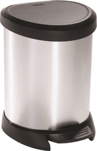 Prügikast Curver Deco, 5 L, hõbe