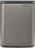 Prügikast Brabantia Bo, 7 L, plaatina