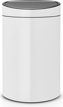 Prügikast Brabantia Touch Bin, 40 L, valge