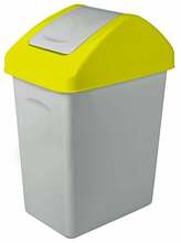 Prügikast Branq, 10 L, kollane