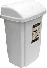 Prügikast Plast Team Swing, 25 L, valge