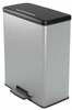 Prügikast Curver Duo Deco Bin, 26+26 L, hõbedane