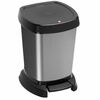 Prügikast Rotho Paso 1165, 6 L, 24 x 22 x 30 cm, must