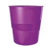 Prügikast Leitz Plus Wow, 15 L, lilla
