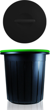 Prügikast GioStyle Ecosolution, 16 L, tumehall/roheline