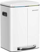 Prügikast Songmics, 40 L, valge