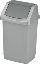 Prügikast Curver Click-it, 9 L, hõbe/hall