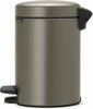 Prügikast Brabantia NewIcon, 3 L, plaatina/pruun