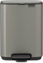 Prügikast Brabantia Bo, 4 L, plaatina, pedaaliga