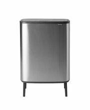 Prügikast Brabantia Bo Touch Bin Hi, 2x30 L, matt roostevaba teras